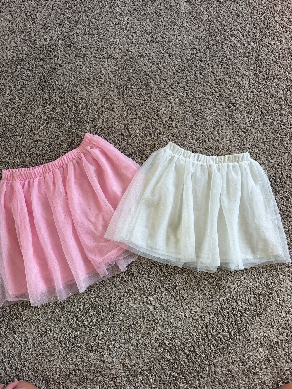 Cat & Jack Pink and Cream Tulle Skirt Set
